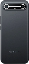 Смартфон Tecno Spark Slim 256Gb 8Gb черный моноблок 3G 4G 2Sim 6.78" 1224x2720 Android 15 50Mpix 802.11 a/b/g/n/ac/ax NFC GPS GSM900/1800 Protect FM