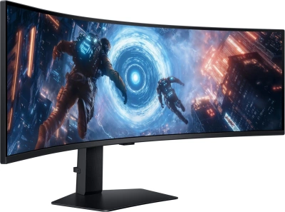Монитор Samsung 49" S49FG916EIXCI черный VA LED 1ms 32:9 HDMI M/M матовая HAS 2500:1 350cd 178гр/178гр 5120x1440 144Hz DP 2K USB 15.6кг