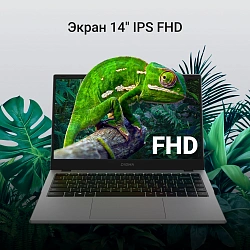 Ноутбук Digma EVE C4801 N-series N100 8Gb SSD256Gb Intel UHD Graphics 14" IPS FHD (1920x1080) Windows 11 Pro silver WiFi BT Cam 5900mAh (DN14N1-8CXW01)