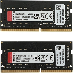 Память DDR4 2x8Gb 3200MHz Kingston KF432S20IBK2/16 Fury Impact RTL PC4-25600 CL20 SO-DIMM 260-pin 1.2В single rank Ret