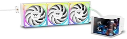 Система водяного охлаждения Thermaltake MAGCurve 360 Ultra Snow ARGB Soc-AM5/AM4/1200/1700/1851 белый 4-pin 32.8-35.1dB Al LCD Ret (CL-W454- PL12SW-A)