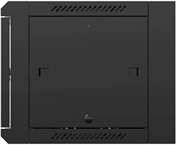 Шкаф коммутационный NTSS (NTSS-W6U6060GS-BL) настенный 6U 570x600мм пер.дв.стекл 60кг черный 500мм 18.8кг 220град. 370мм IP20 сталь