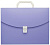 Портфель Бюрократ Pastel PASTPP01VIO 1 отдел. A4 пластик 0.7мм фиолетовый