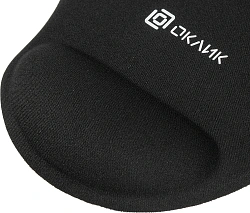 Коврик для мыши Оклик OK-RG0550-BK Мини черный 220x195x20мм