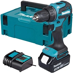 Дрель-шуруповерт Makita DDF490SF1J аккум. патрон:быстрозажимной (кейс в комплекте)