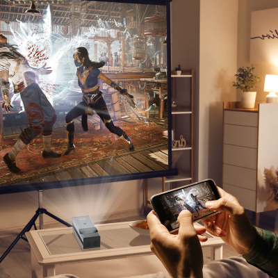 Проектор Cactus CS-PRU.03B.Full HD-A DLP 650Lm ANSI (1920x1080) 2000:1 ресурс лампы:30000часов 2xUSB typeA 1xHDMI 1.5кг