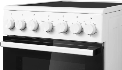 Плита Электрическая Midea MFO-M4E20T4E(WH) белый/черный стеклокерамика (без крышки)