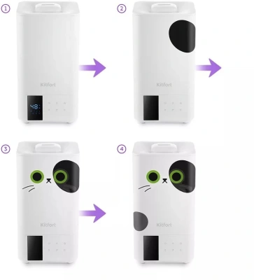 Увлажнитель воздуха Kitfort КТ-2885 25Вт (ультразвуковой) белый