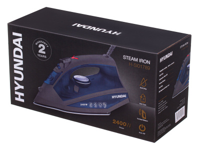 Утюг Hyundai H-SI01789 2400Вт серый/темно-синий