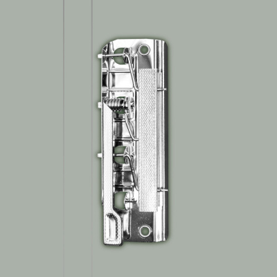Папка метал.зажим Buro -ECB04CGREY A4 пластик 0.5мм серый