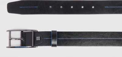 Ремень мужской Piquadro Blue Square CU6667B2/N черный натур.кожа