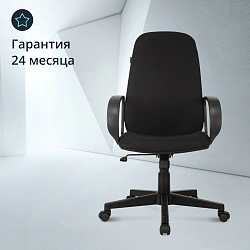 Кресло руководителя Бюрократ CH-808AXSN черный 3C11 крестов. пластик