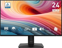 Монитор MSI 23.8" Pro MP242A E2 черный IPS LED 1ms 16:9 HDMI M/M 1500:1 300cd 178гр/178гр 1920x1080 120Hz VGA DP FHD 3.07кг
