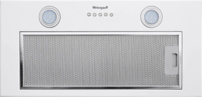 Вытяжка встраиваемая Weissgauff Dubhe 60 PB WH белый управление: кнопочное (1 мотор)