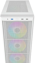 Корпус ID-Cooling Ware 300 белый без БП mATX 6x120mm 2xUSB2.0 1xUSB3.0 audio bott PSU