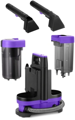Пылесос моющий Kitfort КТ-5213 450Вт черный/фиолетовый