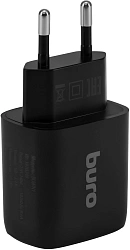 Сетевое зар./устр. Buro BUWH1 15.5W 3.1A 2xUSB универсальное черный (BUWH15S200BK)