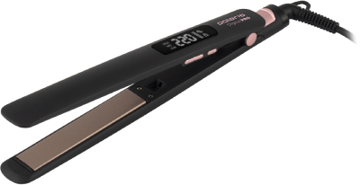 Щипцы Polaris PHS 5012KT UltraSlim Digital Pro 50Вт черный/розовый макс.темп.:220С покрытие:керамическое (PHS 5012KT)
