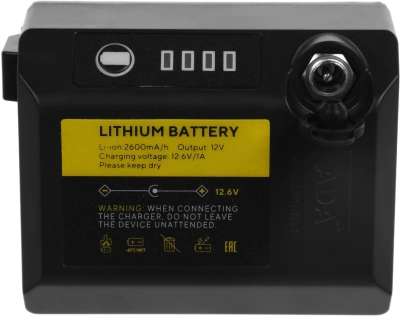 Батарея аккумуляторная Ada А00665 12В 2.60Ач Li-Ion (З/У в компл.)