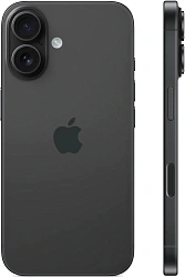 Смартфон Apple A3287 iPhone 16 256Gb черный моноблок 3G 4G 1Sim 6.1" 1179x2556 iOS 18 48Mpix 802.11 a/b/g/n/ac/ax/be NFC GPS Protect