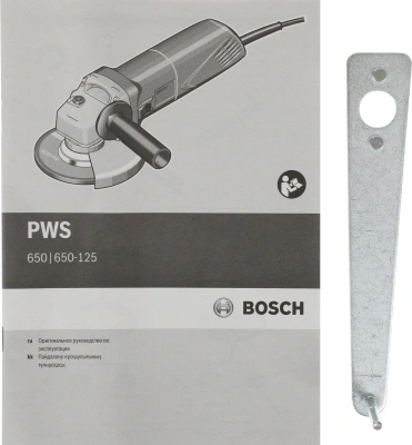 Углошлифовальная машина Bosch PWS 650-125 650Вт 11000об/мин рез.шпин.:M14 d=125мм (06034110R0)