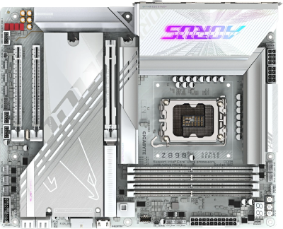 Материнская плата Gigabyte Z890 AORUS PRO ICE Soc-1851 Intel Z890 4xDDR5 ATX AC`97 8ch(7.1) 5Gigabit RAID