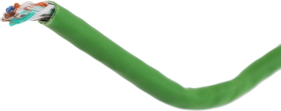 Кабель информационный ITK LC1-C5E04-122 кат.5E UTP 4 пары 24AWG нг(А)-LSLTx внутренний 305м зеленый
