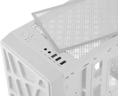 Корпус Formula Mana белый без БП ATX 4x120mm 2xUSB2.0 1xUSB3.0 audio bott PSU