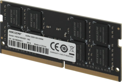 Память DDR4 16GB 3200MHz Hikvision HSC416S32Z1/16G HIKSEMI OEM PC4-25600 CL22 SO-DIMM 260-pin 1.2В OEM
