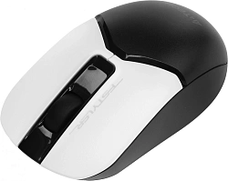 Мышь A4Tech Fstyler FB12 белый/черный оптическая 1200dpi беспров. BT/Radio USB 3but (FB12 PANDA)