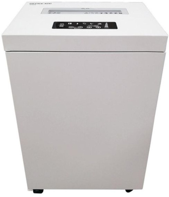 Шредер Office Kit S500 белый (секр.P-5) фрагменты 17лист. 50лтр. скрепки скобы пл.карты CD