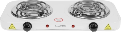 Плита Электрическая Galaxy Line GL 3004 белый эмалированный металл (настольная) (ГЛ3004Л)