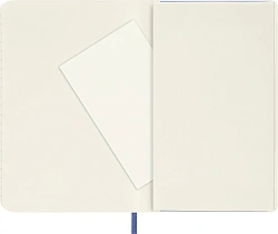 Блокнот Moleskine CLASSIC SOFT QP611B42 Pocket 90x140мм 192стр. линейка мягкая обложка голубая гортензия