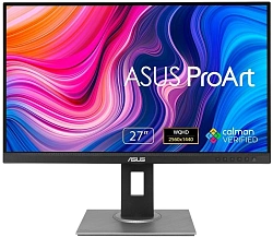 Монитор Asus 27" ProArt PA278QV черный IPS LED 4ms 16:9 DVI HDMI M/M матовая HAS Piv 350cd 178гр/178гр 2560x1440 75Hz DP 2K USB 7.56кг