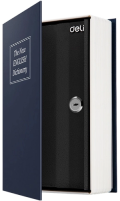 Сейф-книга Deli ET641 240x155x55мм ключевой