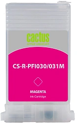 Картридж перезаправляемый струйный Cactus CS-R-PFI030/031M пурпурный (55мл) для Canon imagePROGRAF TA-20/30/TM-240/340