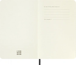 Блокнот Moleskine CLASSIC SOFT QP612 Pocket 90x140мм 192стр. клетка мягкая обложка черный