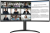 Монитор LG 34" UltraWide 34WR55QK-B черный VA LED 5ms 21:9 HDMI матовая HAS 300cd 178гр/178гр 3440x1440 100Hz DP Ultra WQHD USB 6.9кг