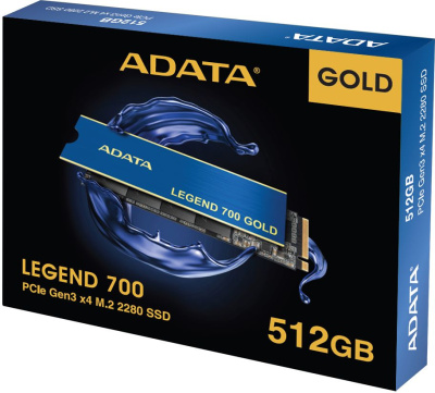 Накопитель SSD A-Data PCIe 3.0 x4 512GB SLEG-700G-512GCS-SH7 Legend 700 Gold M.2 2280