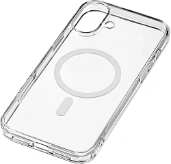 Чехол (клип-кейс) uBear для Apple iPhone 16 Plus Real with MagSafe прозрачный (CS397TT67RL-I24M)