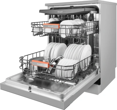Посудомоечная машина Weissgauff DW 998 Touch Inverter Dual Fan Dry нержавеющая сталь (полноразмерная)
