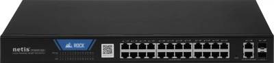 Коммутатор Netis ST228GPR-2G2S (L2) 26x1Гбит/с 2SFP 24PoE 375W настраиваемый