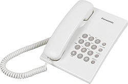 Телефон проводной Panasonic KX-TS2350RUW белый