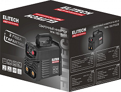 Сварочный аппарат Elitech WM 180 Pulse инвертор MMA/TIG-Lift 5.8кВт