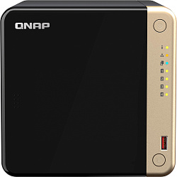 Сетевое хранилище NAS Qnap Original TS-464-8G 4-bay настольный Celeron N5095