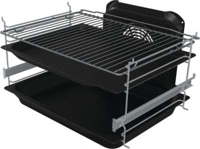 Плита Комбинированная Gorenje GKS6C70XF нержавеющая сталь (стеклянная крышка) реш.чугун