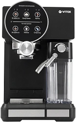 Кофеварка рожковая Vitek VT-8490 1450Вт черный
