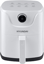 Аэрогриль Hyundai HYF-2052 1000Вт белый/серебристый