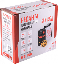 Сварочный аппарат Ресанта САИ-190Д инвертор ММА/TIG 7.2кВт