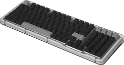 Клавиатура Logitech K98M механическая графитовый USB беспроводная BT/Radio Multimedia (подставка для запястий) (920-013040)